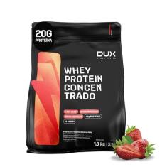 Whey Protein Concentrado Morango Refil 1.8kg – Contribui Para o Ganho Muscular Hipertrofia – Dux Human Health