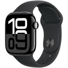 Smartwatch Apple Watch Series 10 Caixa Alumínio 42 Mm Gps Cor:black Aluminum / Black Sport