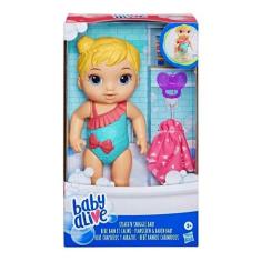 Boneca Baby Alive Bebê Banhos Carinhosos Loira - Hasbro
