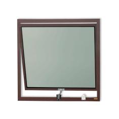 Janela de Alumínio Maxim-Ar 60x80cm Vidro Mini Boreal Plus Brimak Corten