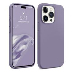 AOTESIER Capa compatível com iPhone 15 Pro, [proteção militar à prova de choque] capa de silicone para celular com [forro de microfibra macio antiarranhões] proteção para câmera e tela de 6,1