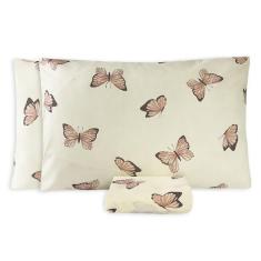 Jogo De Lençol Cama King 3 Peças Algodão Misto - LENNY ENXOVAIS, Borbo