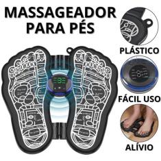 Massageador Pés Elétrico Tapete De Massagem Para Os Pés Mini Massagead