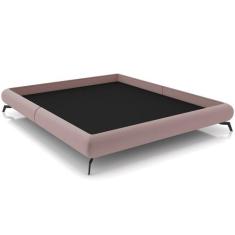 Cama Casal King Base Box Pés de Ferro Estilo Industrial 210cm Otto P05