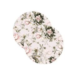 Sousplat Flores Rosa - NSW, 2 Peças, Sem base