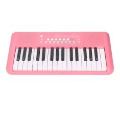 Piano com teclado elétrico, teclado eletrônico de 32 teclas Piano com teclado infantil portátil Piano digital pequeno educativo com microfone, 10 ritmos para crianças iniciantes