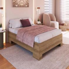 Cama de Casal Box com Estrado Fixo 140 Xangai - Art in Móveis