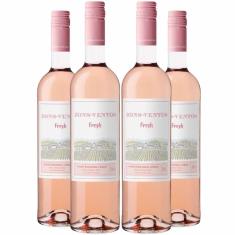Vinho Rose Bons Ventos Fresh 750ml Kit 4 Garrafas