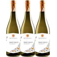 Vinho Branco Settesoli Pinot Grigio 750ml (3 Und)