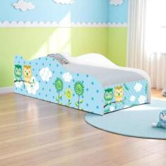 Mini Cama Fun Corujinhas Infantil Com Colchão - CASA H