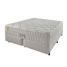 Cama Box Colchão Casal King Size Molas Ensacadas 193x203x70cm King Bes