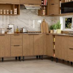 Balcão Para Cozinha 2 Portas Toscana Espresso Móveis Freijó