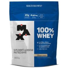 Whey Protein 100% Concentrado Max Titanium Refil 900G