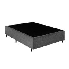 Cama Box Base Solteiro King Suede 96 X 203cm - Genki Kenko - Genki Ken