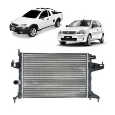 Radiador do Motor Corsa 1.0 1.4 1.8 2003 a 2008 Montana 1.4 1.8 2003 a 2009 Sem Ar Condicionado