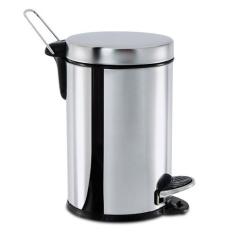 Lixeira inox com pedal E balde 3L brinox - 3040/201