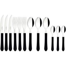 Faqueiro Tramontina Aço Inox Leme 12 Pç Preto