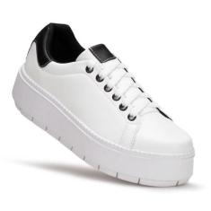 Tênis Feminino Moda Casual Flat Sola Leve Cadarço Estilo e Conforto Mu