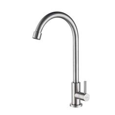 Torneira de Cozinha Inox Giratória Mesa Longa DOAN NOX02