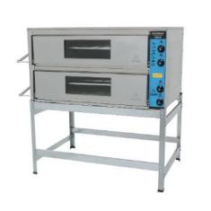 Forno Industrial Elétrico 2 Câmaras de 20cm Inox FIE2C70x50 Metalmaq, 