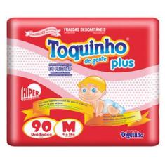 FRALDA TOQUINHO MEGA M - 90 unidades