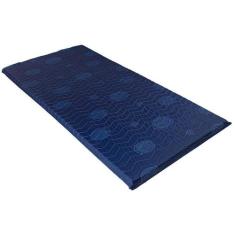 Colchonete Solteiro D20 Napa Azul Impermeável Lavável (78x188x4) - Luc