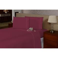 Lençol Casal 3 Pçs P Palito Percal Flex 400 Fios Toque Macio - Dryka E