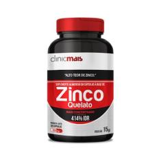 Zinco Quelato 500mg Clinicmais 30 cápsulas - Chá Mais