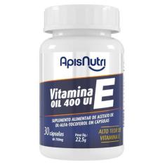 Suplemento de Vitamina E Oil 250mg 30 Cáps - ApisNutri