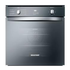 Forno De Embutir Elétrico Brastemp 84 Litros Cor Inox Espelhado Com Convecção E Timer Touch - Boc84ar 220V