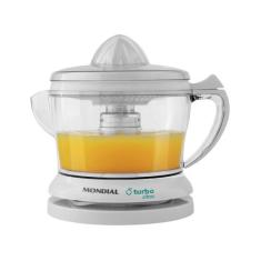 Espremedor de Frutas Mondial Turbo Citrus E-01 Elétrico 25W Branco, Br