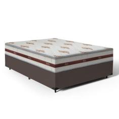 Cama Box Viúva + Colchão De Molas Ensacadas - Anjos - Classic Mola Ens