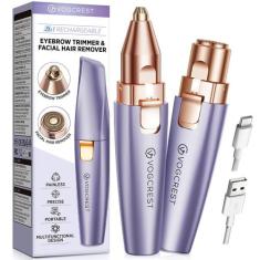 Aparador Facial VG VOGCREST 2 em 1 Recarregável - Depilação e Barba