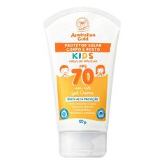 Protetor Solar Australian Gold Kids FPS 70 Gel Creme 120g