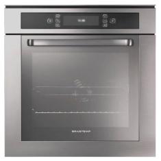 Forno de Embutir Elétrico Brastemp 67 Litros Cor Inox com Função Ar Fo