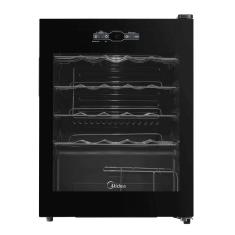 Adega de Vinhos Midea Inverter para 24 Garrafas com até 18°C - MDRW110FGGGL3
