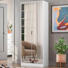 Sapateira com Espelho 1 Gaveta 2 Portas Grife - Demóbile