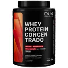 Whey protein dux concentrado morango 900g, Morango, 900g