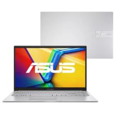 Notebook Asus Vivobook 15 X1504va, Intel Core i5-1334u, 4GB RAM, SSD 256GB, Tela 15.6" LED Full HD, Linux Keepos, Silver - Nj1726