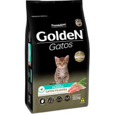 Ração Seca PremieR Pet Golden Gatos Filhotes Frango - 10 Kg
