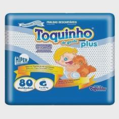 Fralda Toquinho Plus Tam G c/80