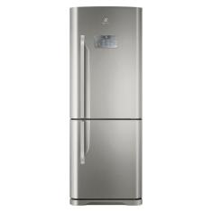 Geladeira Refrigerador Frost Free Inox 454l Bottom Freezer Electrolux 127v DB53X