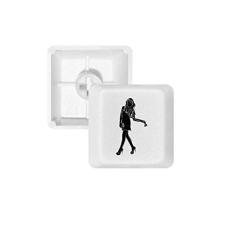 Kit de atualização de jogos PBT teclado mecânico com contornos de mulher Hot Beautiful