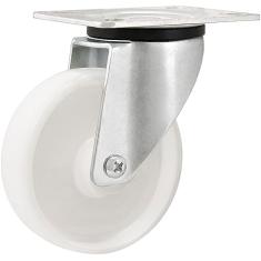 Rodízio Giratório 4", De Nylon, Branco, Vonder