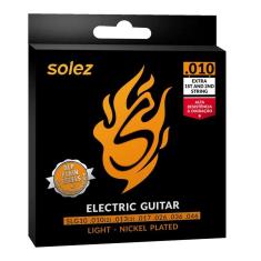 Encordoamento Guitarra Solez SLG10 Light Niquel 010