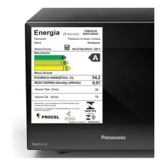 Microondas Panasonic Com Smartsense E Dupla Refeição 30l Pre NN-GT68LBRU