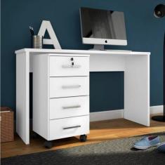 Conjunto Home Office 2 Peças Escrivaninha Com Gaveteiro Flex