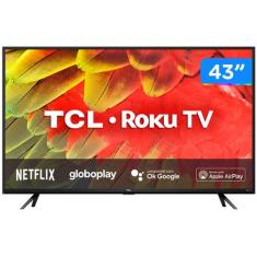 Smart TV 43 Full HD LED TCL RS530 60Hz Wi-Fi - 3 HDMI 1 USB, 43