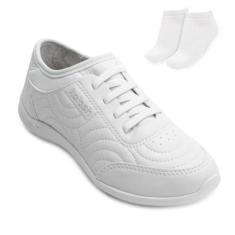 Tênis Casual Kolosh e Meia KL22-C3183, 37, Branco