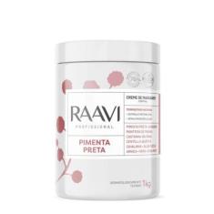 Creme Raavi de Massagem Pimenta Preta 1kg
